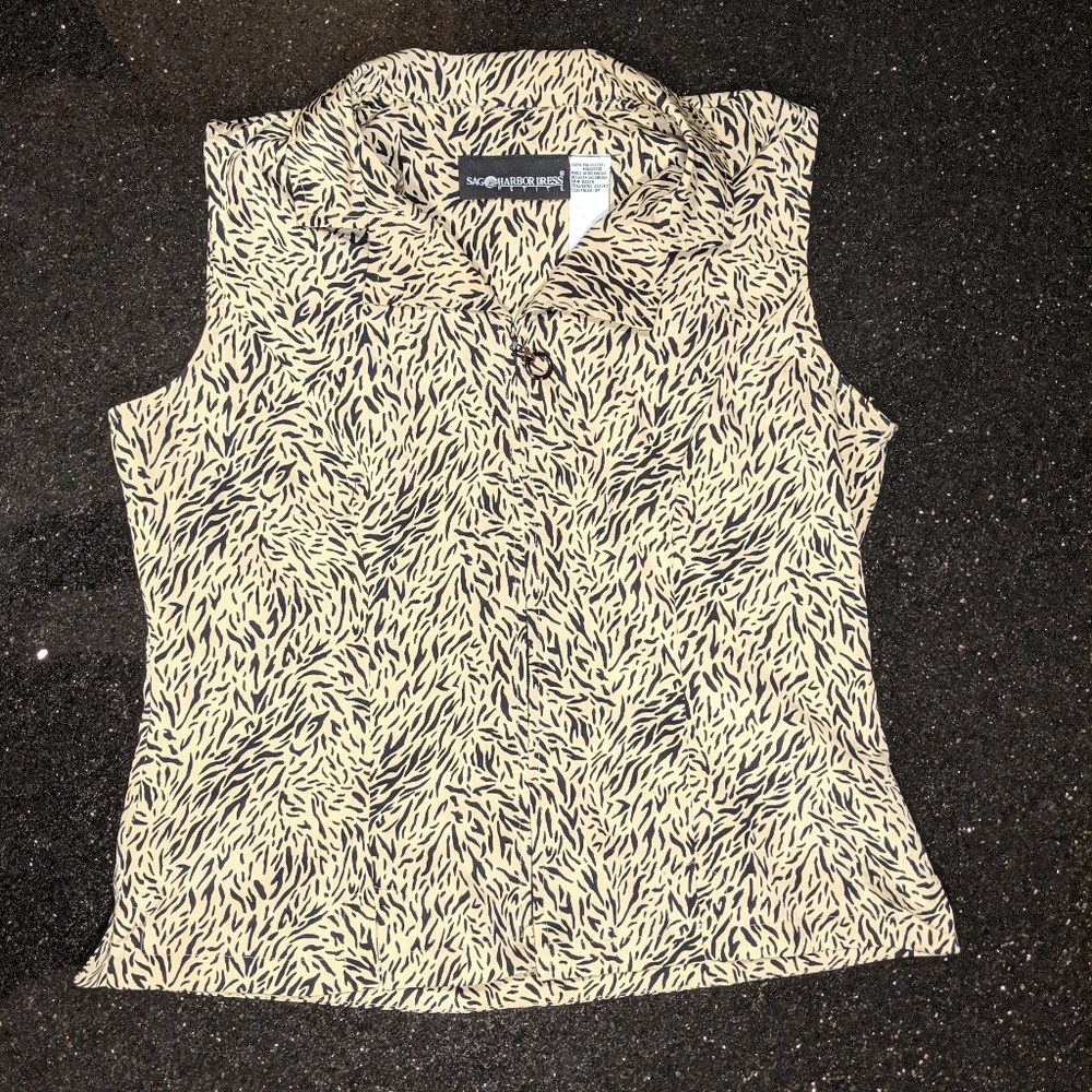 Sag harbor dress petite Sleeveless top size 8p